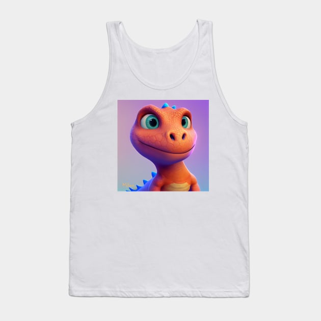 Baby Dinosaur Dino Bambino - Miles Tank Top by KOTOdesign